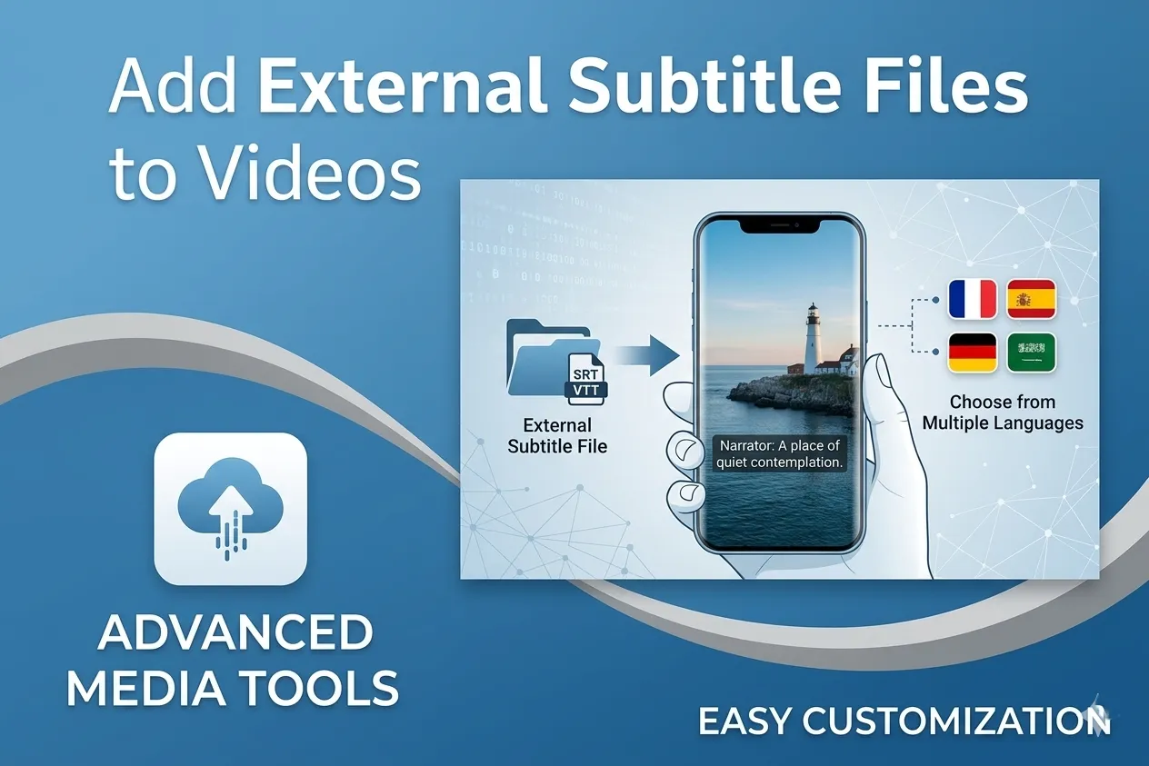 Add External Subtitle Files to Videos 