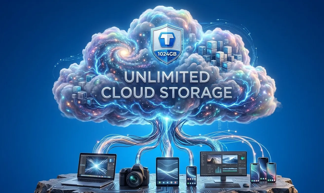 Unlimited Cloud Storage (Beyond 1TB) 